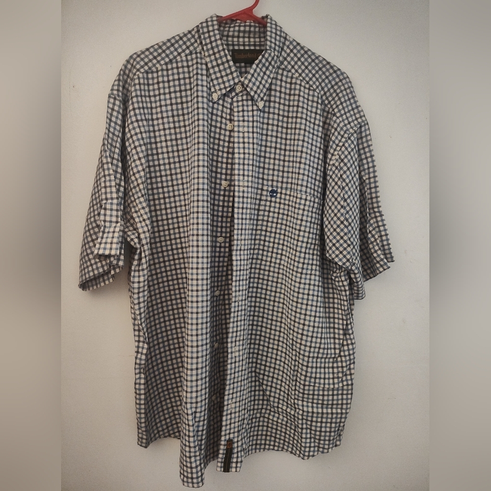 Timberland Plaid Button Up Shirt
